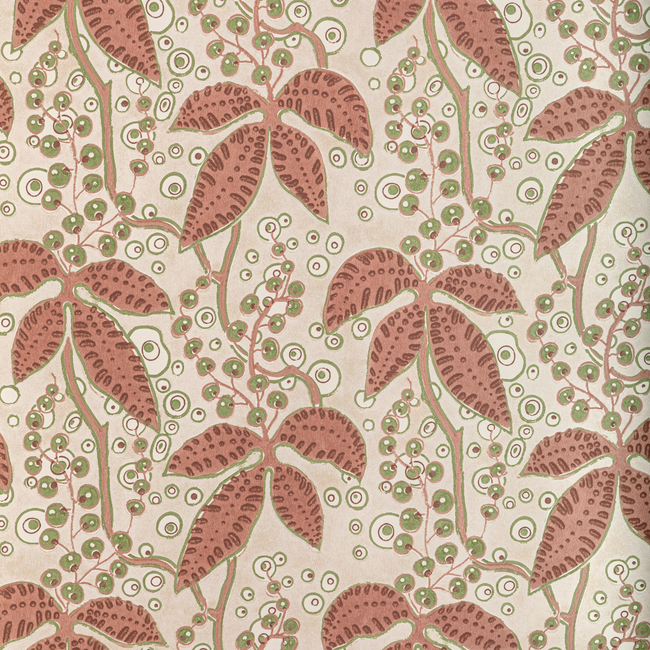 lee jofa - putnam paper - brick/green - p2022105.324.0