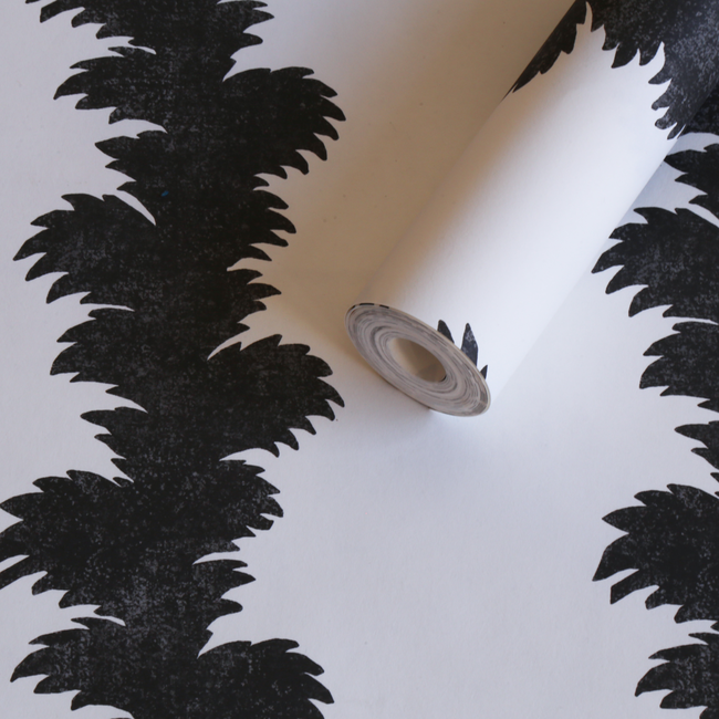 lee jofa - palmyra wallpaper - black - p2022108.821.0