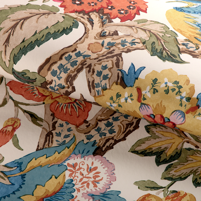 lee jofa - tree of life pnl - denim/berry - p2023113.519.0