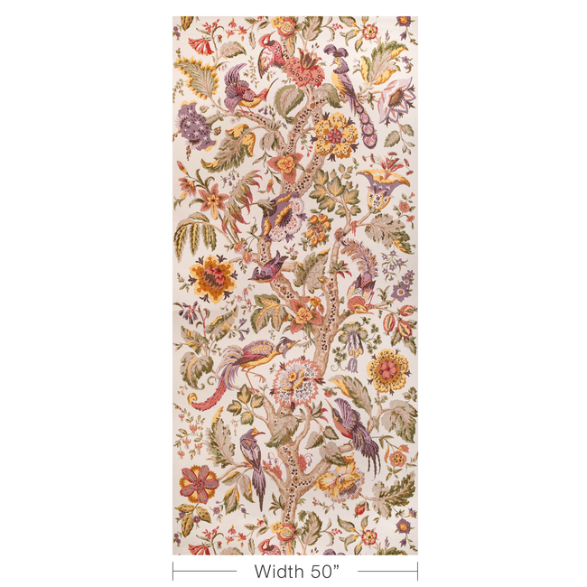 lee jofa - tree of life wallpaper - golden/moss - p2023114.34.0