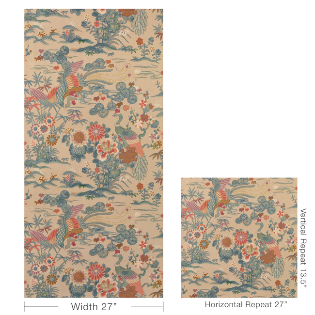 lee jofa - sakura paper - shore - p2023124.1613.0