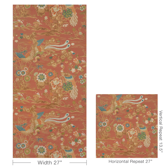 lee jofa - sakura paper - clay - p2023124.24.0