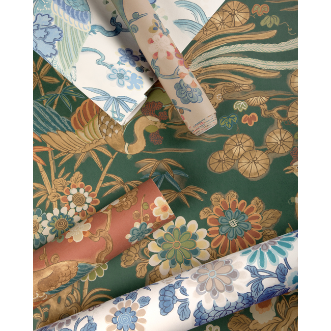lee jofa - sakura paper - teal - p2023124.353.0