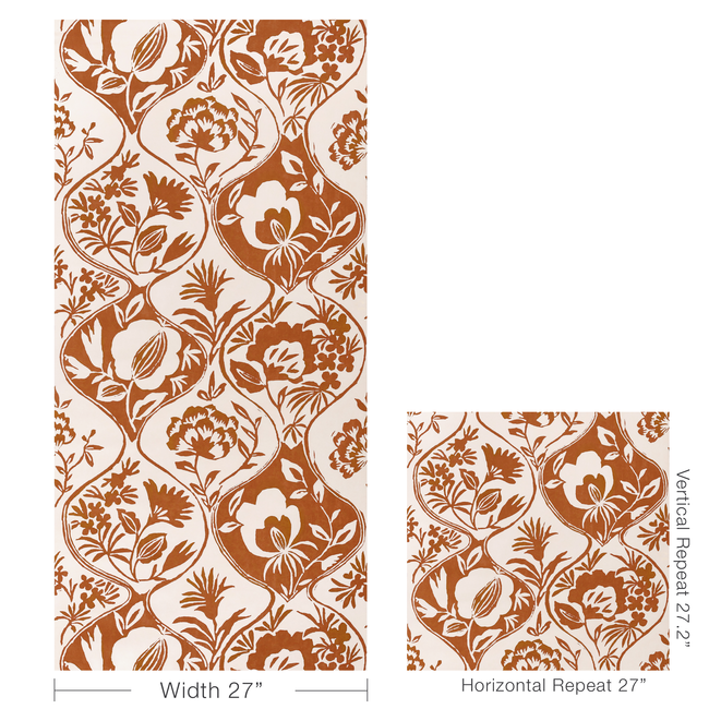 lee jofa - calathea paper - clay - p2023126.24.0