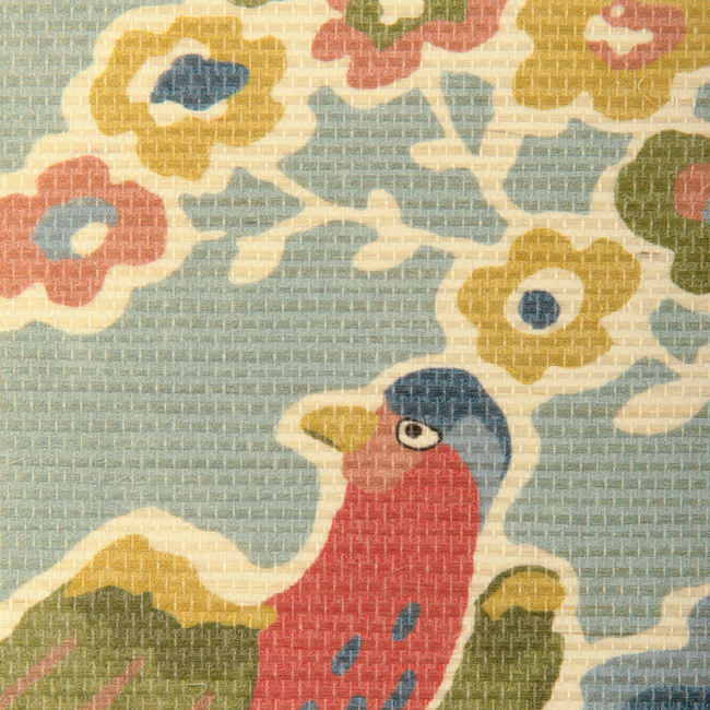 lee jofa - posy paper - aqua/ivy - p2023127.353.0