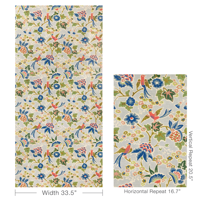 lee jofa - posy paper - blue/multi - p2023127.519.0
