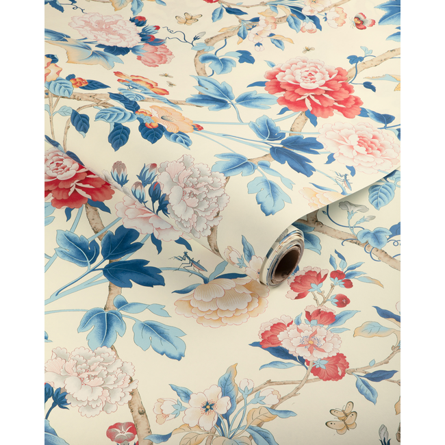 lee jofa - gardenia paper - blue/red - p2023128.195.0