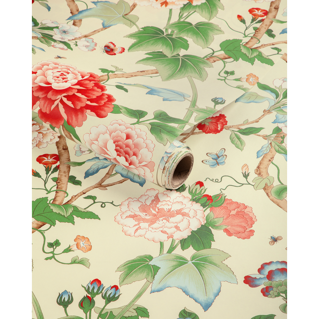 lee jofa - gardenia paper - red/green - p2023128.319.0