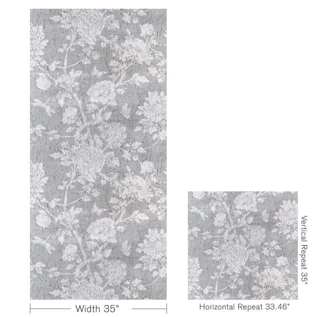 brunschwig & fils - les pivoines - grey - p8020109.11.0