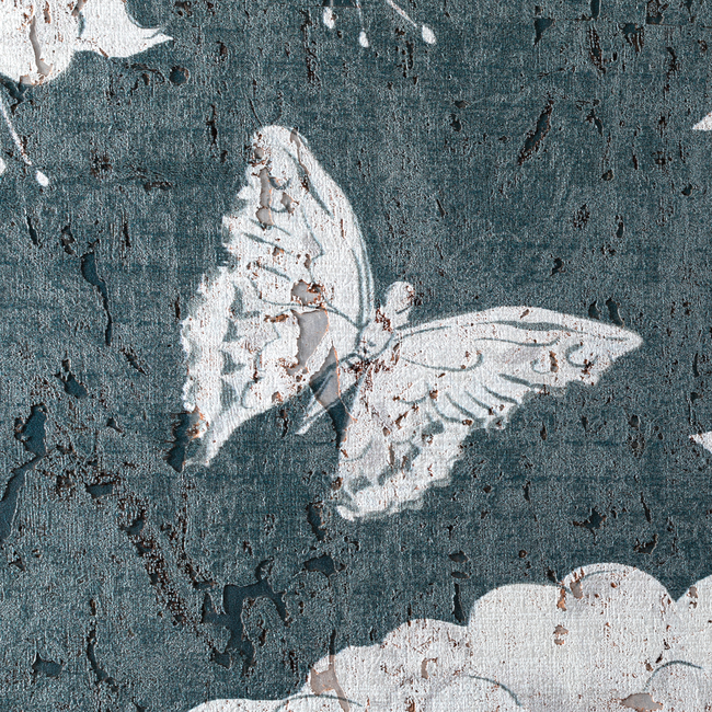 brunschwig & fils - les pivoines - teal - p8020109.35.0
