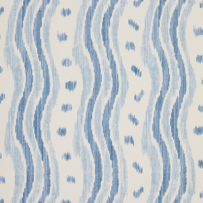 lee jofa - ikat stripe wallpaper - azure - pbfc-3531.155.0