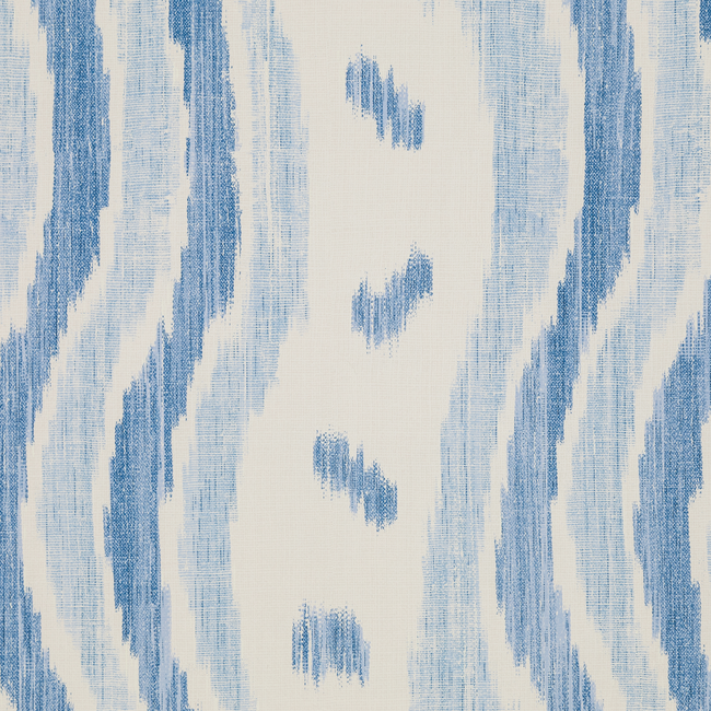 lee jofa - ikat stripe wallpaper - azure - pbfc-3531.155.0