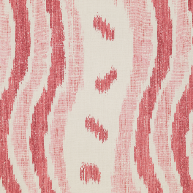 lee jofa - ikat stripe wallpaper - coral - pbfc-3531.917.0