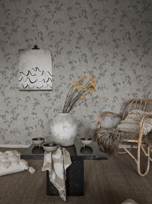 irene indigo blue - s10113 - sandberg wallpaper