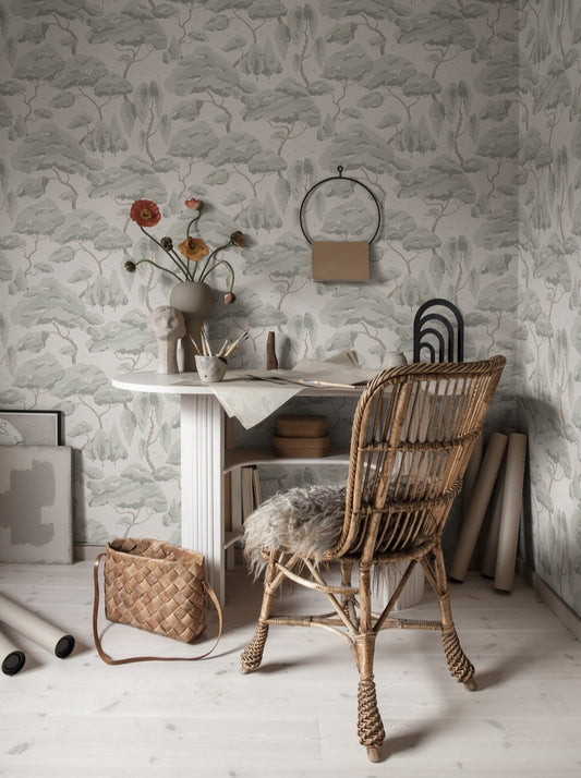 kristoffer spring green - s10123 - sandberg wallpaper