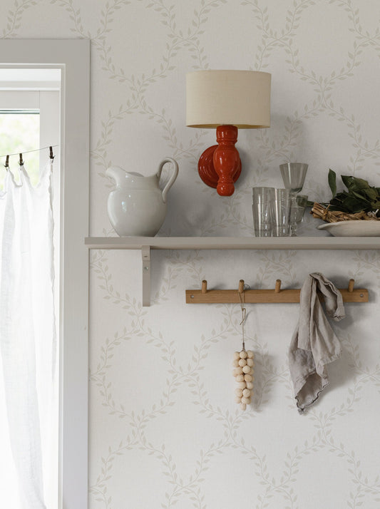 wilma eggshell - s10200 - sandberg wallpaper
