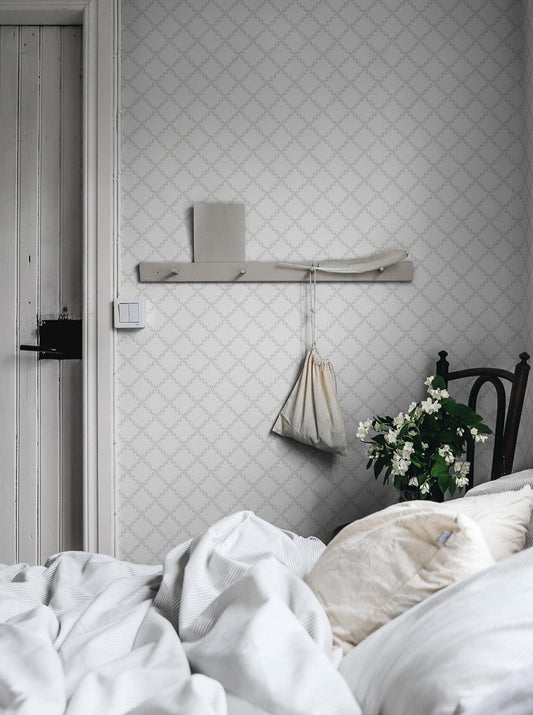 trellis garden green - s10301 - sandberg wallpaper