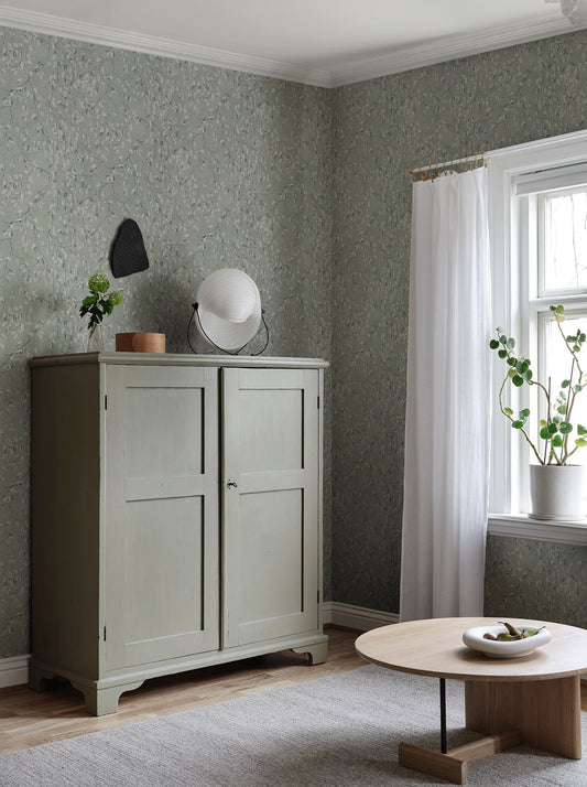lise forest green - s10345 - sandberg wallpaper