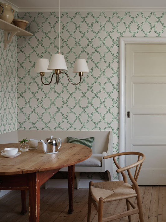 wilma green - s10389 - sandberg wallpaper