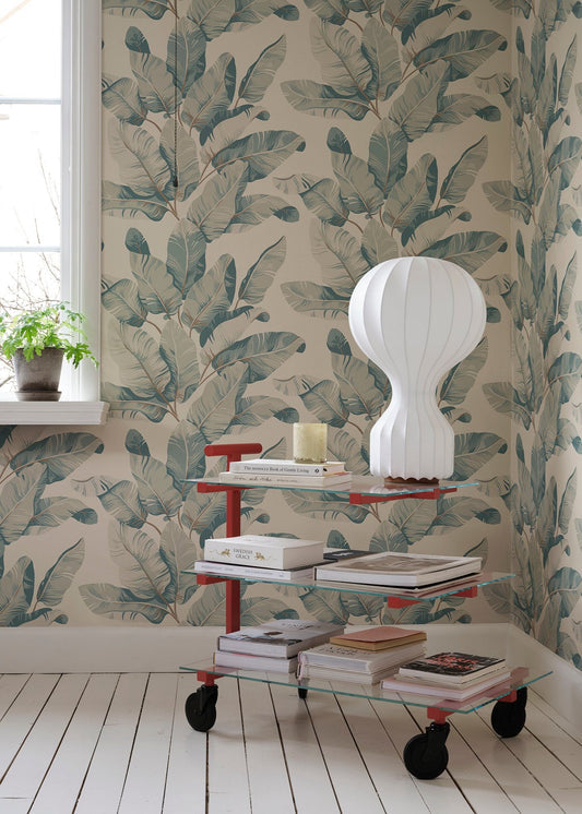 tom, misty blue - s10434 - sandberg wallpaper