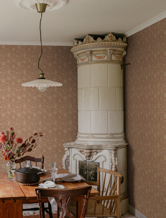 anton, terracotta - s10568 - sandberg wallpaper