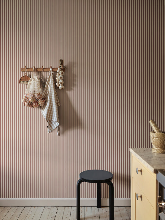 estelle, burgundy - s10629 - sandberg wallpaper