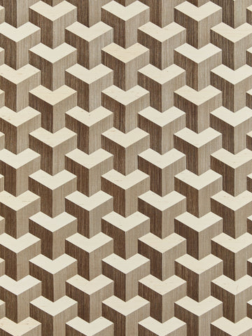 scalamandre - forte sisal coffee and cream wallpaper - sc 0001wp88479