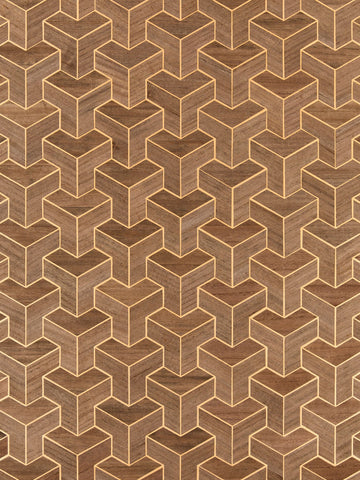 scalamandre - forte wood cherrywood wallpaper - sc 0002wp88472
