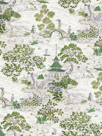 scalamandre - satomi lavender and citron wallpaper - sc 0002wp88554