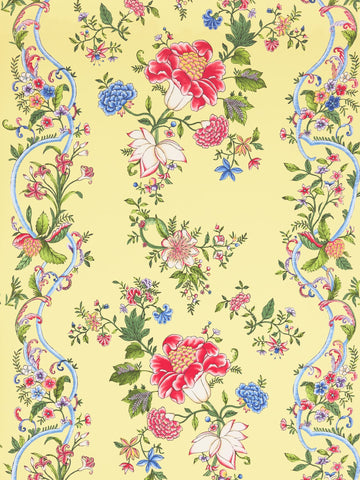 scalamandre - camellia trellis butter blue wallpaper - sc 0002wp88566