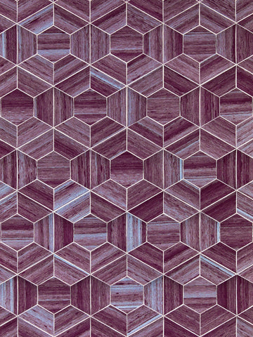 scalamandre - hive slub twilight wallpaper - sc 0003wp88470