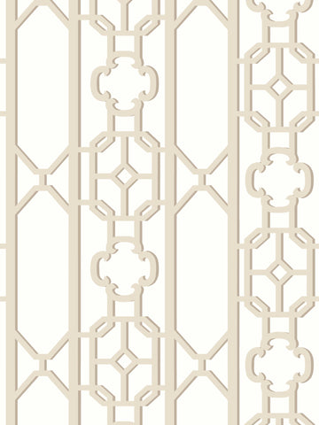 scalamandre - joanna fret toffee wallpaper - sc 0003wp88582d