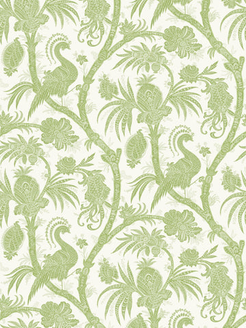scalamandre - balinese peacock pear wallpaper - sc 0004wp88355