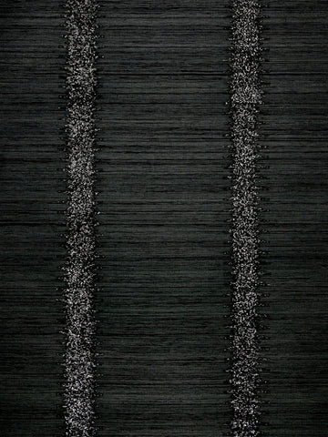 scalamandre - veronica beaded grasscloth carbon wallpaper - sc 0004wp88386