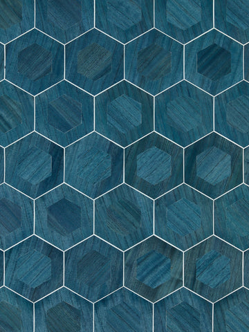 scalamandre - hexad indigo wallpaper - sc 0004wp88476