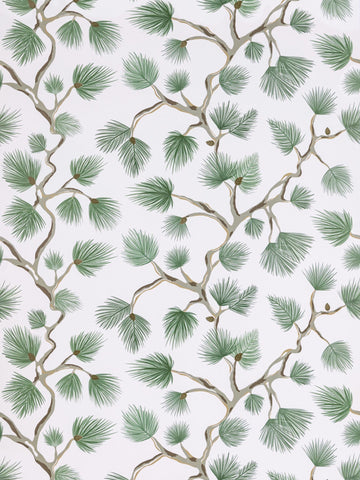 scalamandre - pignoli fern wallpaper - sc 0005wp88593d