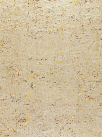 scalamandre - metal cork white gold wallpaper - sc 0007wp88336