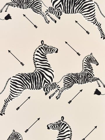scalamandre - zebras sandstone wallpaper - sc 0013wp81388m