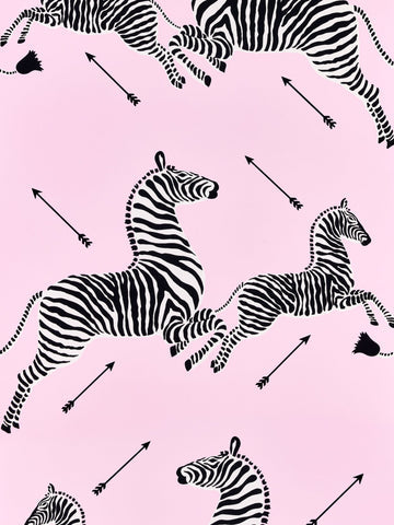 scalamandre - zebras dahlia wallpaper - sc 0014wp81388m