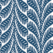 t20827 | ginger, eden navy - thibaut wallpaper