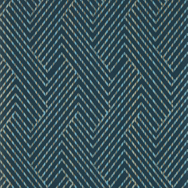 clarke & clarke - grassetto - midnight wallpaper - w0181/04.cac.0
