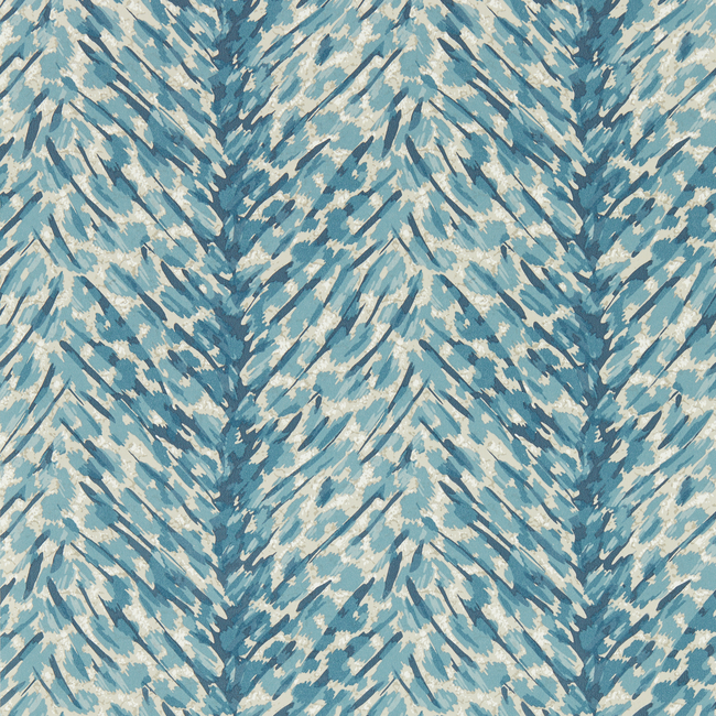 clarke & clarke - pokot - denim wallpaper - w0190/01.cac.0