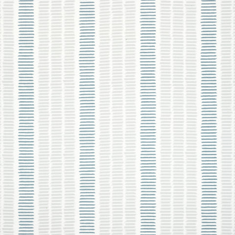 Topsail Stripe Sterling and Slate Fabric - W73518 - Thibaut Fabric