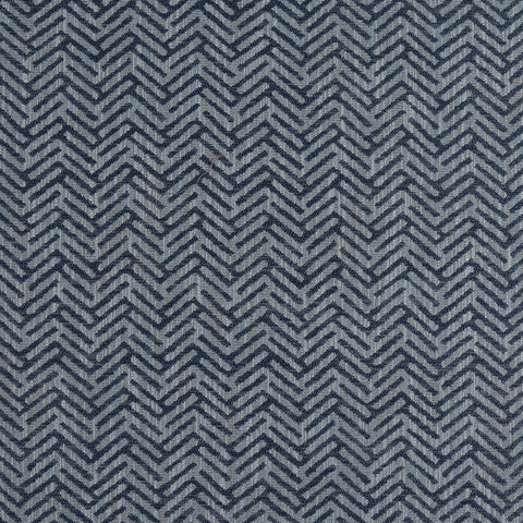 Varenna Indigo Fabric - W8112 - Thibaut Fabric