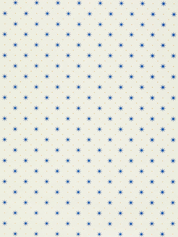 scalamandre - trixie blue and gold on white wallpaper - whn 000bp1003