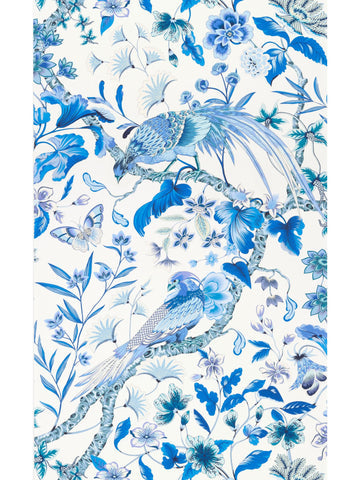scalamandre - botany bay porcelain wallpaper - wjr 00036822d
