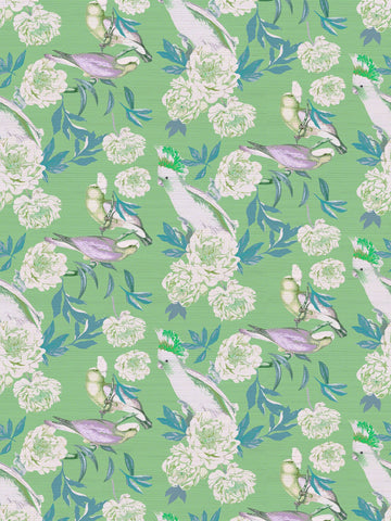 scalamandre - peony inspira tropical wallpaper - wnm 0003peon