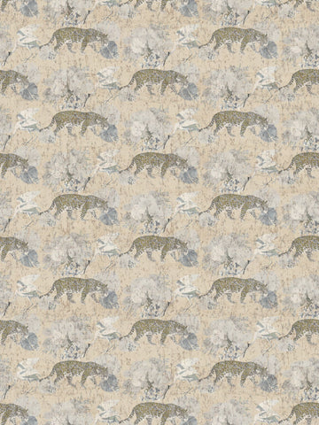 scalamandre - leopard walk cream wallpaper - wnm 0004leop