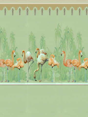scalamandre - palm springs dyptich right panel granada wallpaper - wnm 0004psrp