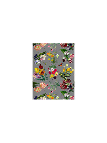 scalamandre - flora and fauna gray wallpaper - wnm 0005flor